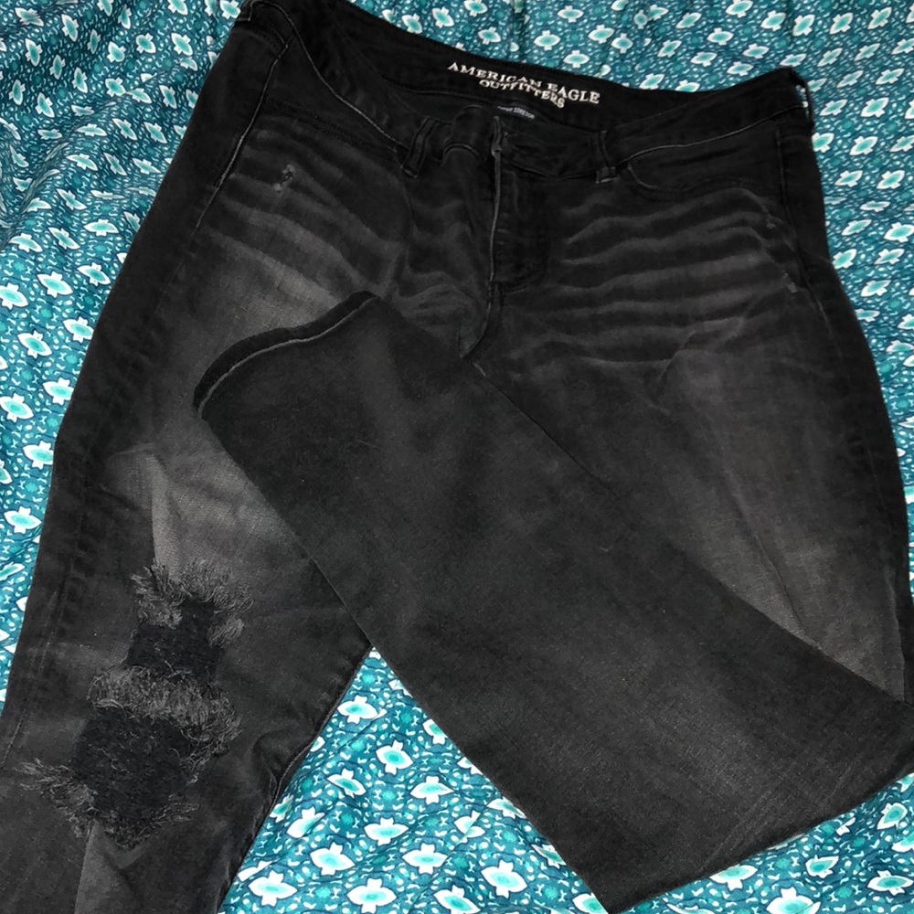 Black American Eagle Jeggings
